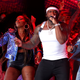 50 Cent performs during the Pepsi Super Bowl LVI Halftime Show at SoFi Stadium on February 13, 2022 in Inglewood, California. (Photo by Kevin C. Cox/Getty Images)